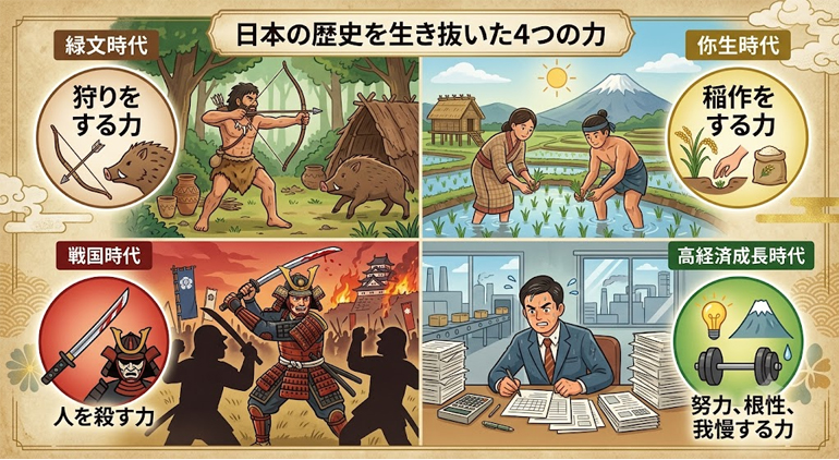 時代による必要な力