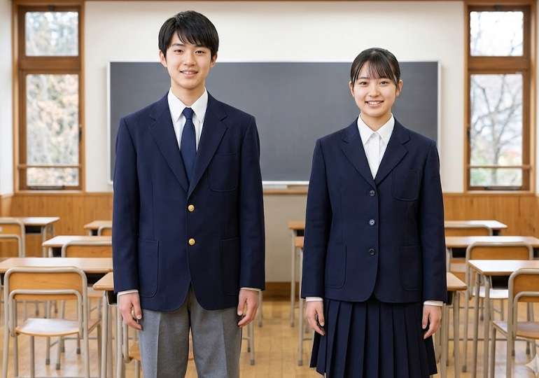 東京学芸大学附属世田谷中学校　制服
