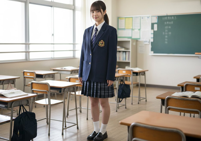 北杜市立甲陵中学校の制服
