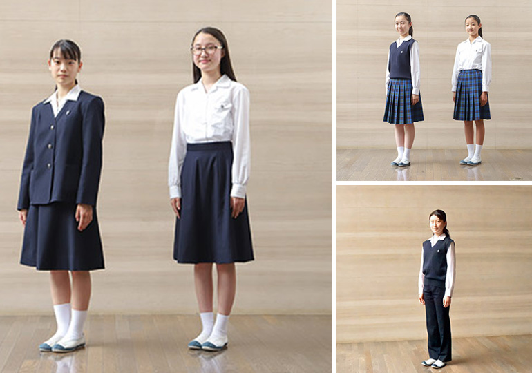 捜真女学校中学 制服
