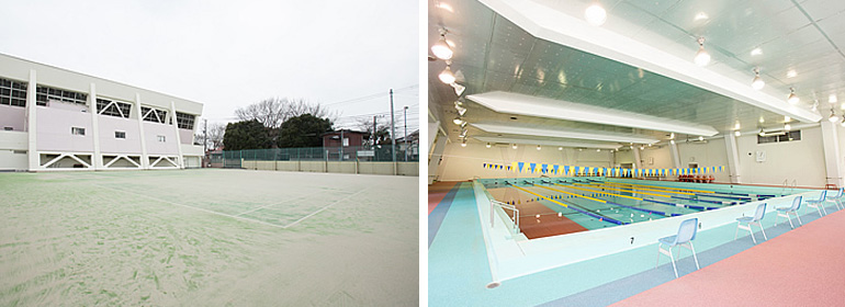 捜真女学校中学 施設