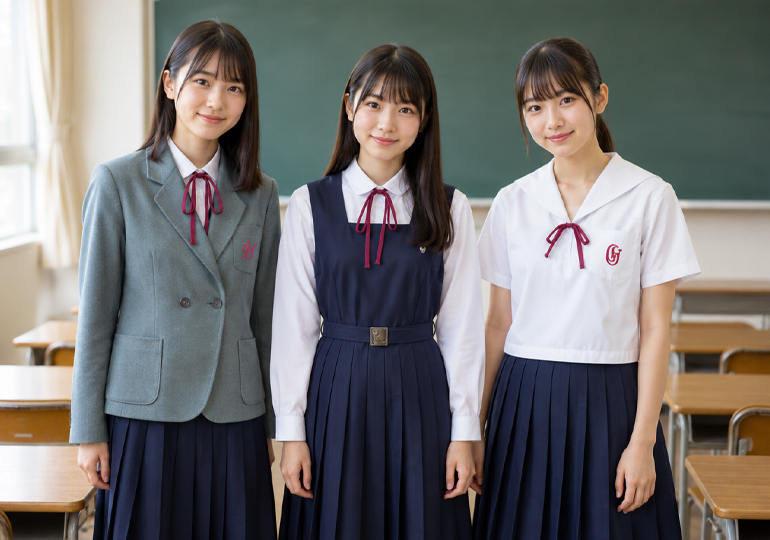 高知学芸中学校の制服