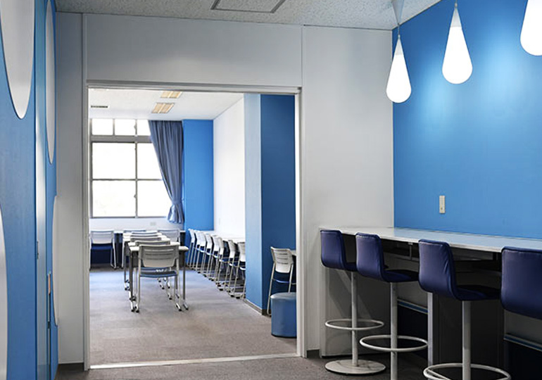 佼成学園高校 自習室