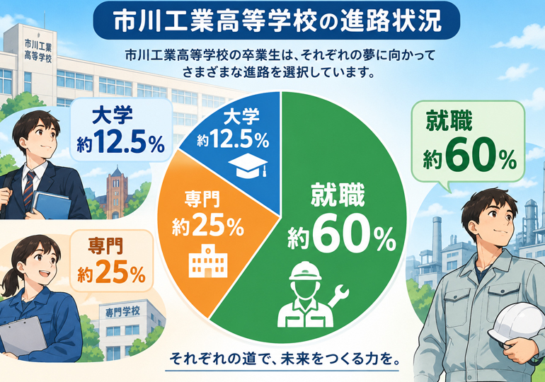 市川工業高等学校 進路